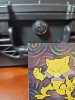 Pokemon Topps Series 1 Blue Logo Holo #63 Abra - Image 2