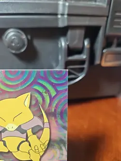 Pokemon Topps Series 1 Blue Logo Holo #63 Abra - Image 3