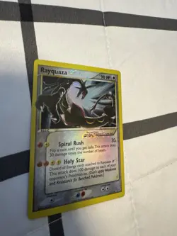 Pokemon Rayquaza Gold Star Holo EX Deoxys - Image 3