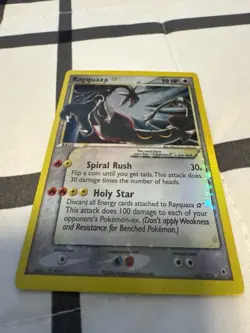 Pokemon Rayquaza Gold Star Holo EX Deoxys - Image 4