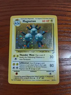 Magneton 9/130 Base Set 2, Pokemon TCG, Holo Rare, MP - Image 1