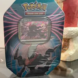 Pokemon TCG: Darkrai Mighty Mysterious Collectors Tin - Factory Sealed - Image 1