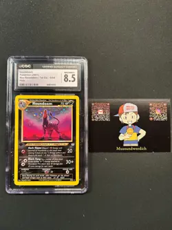 CGC 8.5 Houndoom 1. Edition Neo Revelation Pokemon Karte 8/64 - Image 1