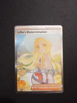 Pokemon Mega Evolution Lillie's Determination 184/132 Secret Rare - PACK FRESH - Image 1