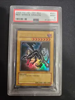 PSA 9 Mint - SDJ-001 - Ultra Rare - Red-Eyes B. Dragon - 2003 Yu-Gi-Oh! - Image 1