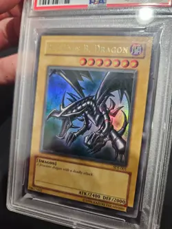 PSA 9 Mint - SDJ-001 - Ultra Rare - Red-Eyes B. Dragon - 2003 Yu-Gi-Oh! - Image 2