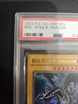 PSA 9 Mint - SDJ-001 - Ultra Rare - Red-Eyes B. Dragon - 2003 Yu-Gi-Oh! - Image 3