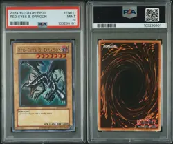 2024 YU-GI-OH! RP01-RETRO PACK #EN011 RED-EYES B. DRAGON PSA 9 - Image 3