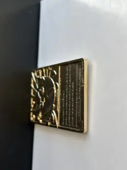 1999 Nintendo Pokemon 23K Gold Plated Trading Card Jigglypuff Burger King - Image 5
