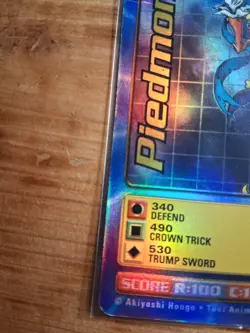 Piedmon Bo-42 1st Edition Holo Foil Digi-Battle 1999 Digimon TCG Bandai Card - Image 3