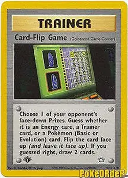 Pokemon Neo Genesis Trainer - Card-Flip Game Card 92/111 UNLIMITED EDITION - Image 1