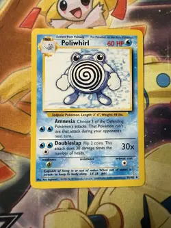 POLIWHIRL - 38/102 - Base Set - 4th Print - 1999-2000 - Pokemon Card - NM - Image 1