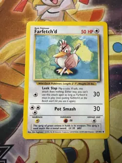FARFETCH'D - 27/102 - Base Set - 4th Print - 1999-2000 - Pokemon Card - NM - Image 1