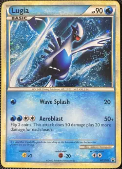 Lugia HGSS02 Hgss Holo *SWIRL* (See Photos) Pokemon Card - Image 1