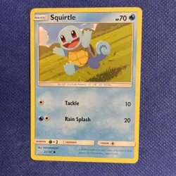 Squirtle 23/181 Sun & Moon Team Up Non-Holo Pokemon TCG Card - NM - Image 1