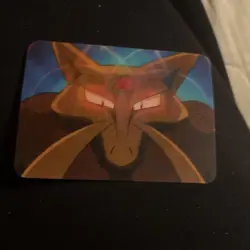 Pokemon Lenticular Alakazam Card - Viz Video Pioneer PIKA-0034D - 3D Promo LP - Image 1