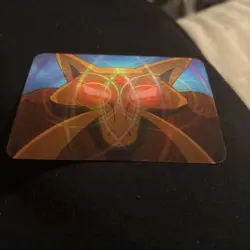 Pokemon Lenticular Alakazam Card - Viz Video Pioneer PIKA-0034D - 3D Promo LP - Image 2