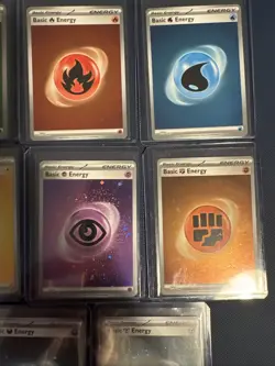 Pokemon TCG Lot (8) - All 8 SV 151 Reverse Holo Energy Cards NM (Water Fire.) 2 - Image 3
