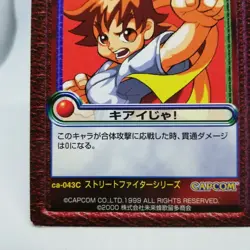 ca-043c makoto Street Fighter series trading VERSUS CARD CAPCOM SNK Crash Battle - Image 5