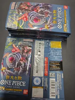 One Piece Japanese Card OP-03 Booster Pack Lot of 16 Bandai - Image 4