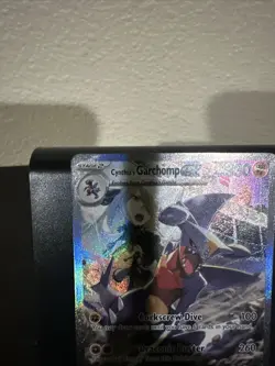 Pokemon TCG Cynthia's Garchomp EX Holo Card 232/182 Sv10: Destined Rivals - Image 3