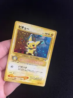 Pichu #172 LP Japanese Neo Genesis Holo Rare Pokemon Cards Vintage - Image 4