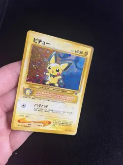Pichu #172 LP Japanese Neo Genesis Holo Rare Pokemon Cards Vintage - Image 5