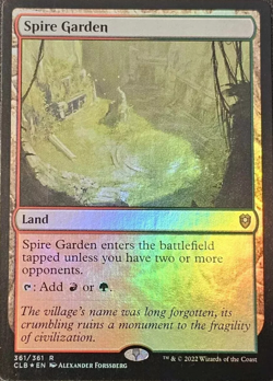 Spire Garden - Battle for Baldur's Gate RARE FOIL MtG TCG Card # 361 - Image 1
