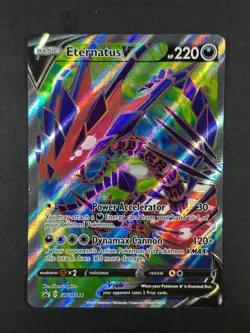 Eternatus V SWSH044 NM/MT Full Art Promo Rare Pokemon Card - Black Star Promo - Image 1