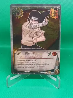 Naruto CCG/TCG Neji Hyuga Super Rare U.S. Exclusive Bandai Card - Image 1