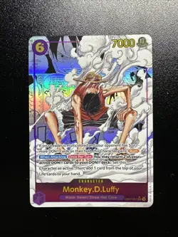 Monkey D Luffy EB02-061 Manga Rare Anime 25th Collection One Piece Card English - Image 1