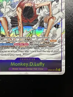 Monkey D Luffy EB02-061 Manga Rare Anime 25th Collection One Piece Card English - Image 5