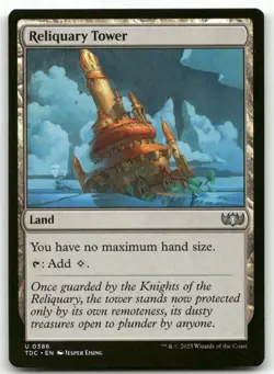 X4 Reliquary Tower #386 MTG Tarkir Dragonstorm TDC NM X4 - Image 1