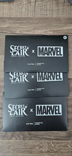Secret Lair x Marvel Magic the Gathering Iron Man Foil Sealed In Hand - Image 1