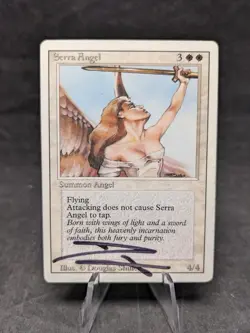 Serra Angel -MTG- Revised Edition (3ED) - ARTIST SIGNED - MP - B - Image 1