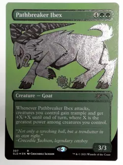 Pathbreaker Ibex Foil Etched Artist Proof Sketched Secret Lair Drop SLD MTG 307 - Image 1