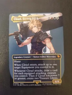 Cloud, Ex-SOLDIER (Borderless) Commander: Final Fantasy Regular - Image 1