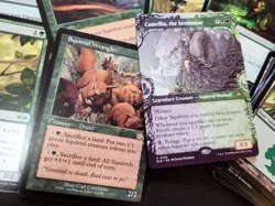Cutom Complete COMMANDER DECK Magic. Camellia the Seedmiser SQUIRRELS TribalRare - Image 1
