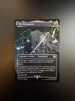 MTG Final Fantasy English The Masamune Borderless 0353 Foil - Image 1