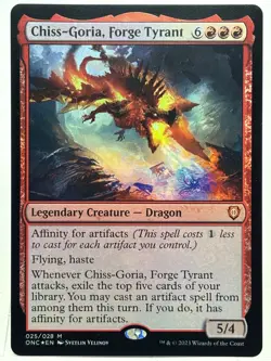 Chiss-Goria, Forge Tyrant NM/M* FOIL Phyrexia All Will Be One 025 -UnltdCards - Image 1