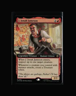 MTG: J. Jonah Jameson (Extended Art) #261 R Foil NM Marvel's Spider-Man - Image 1