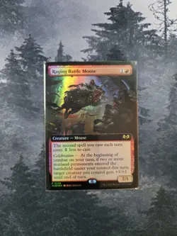 Raging Battle Mouse (Extended Art) Wilds of Eldraine Foil - Image 1