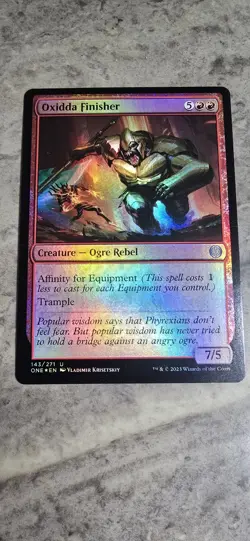 Oxidda Finisher Phyrexia: All Will Be One Foil Creature Uncommon MTG NM - Image 1