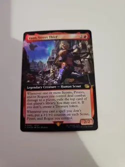 Vaan, Street Thief (Extended Art) Final Fantasy Foil Magic The Gathering MTG - Image 1