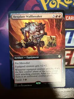 Hexplate Wallbreaker (Extended Art) R Commander: Phyrexia: All Will Be One 52 NM - Image 1
