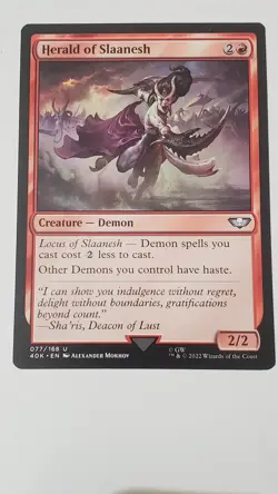 Herald of Slaanesh Universes Beyond: Warhammer 40000 Regular - Image 1