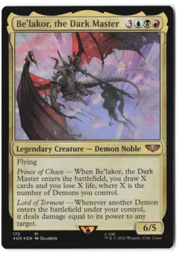 Be'lakor, the Dark Master 172 MTG 40K NM Foil - Image 1
