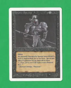 1993 Magic the Gathering - Hypnotic Specter - Summon Specter - Unlimited MTG - Image 1
