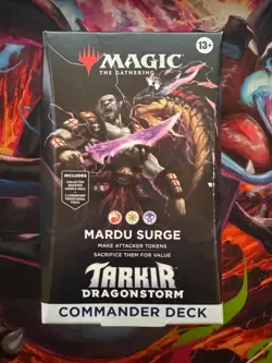 MTG: Tarkir Dragonstorm Commander Deck Mardu Surge (Worn Box) - Image 1