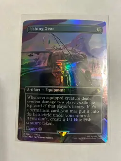Foil Fishing Gear NM/M Final Fantasy Magic MTG - Image 2